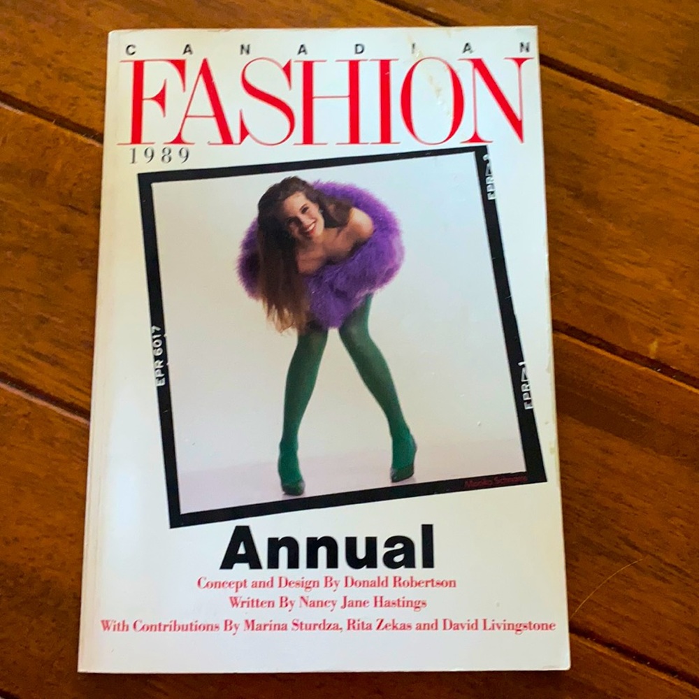 Vintage 1989 Canadian Fashion Annual